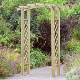 Wooden Garden Arch Starlight Arch By Zest Outdoor Living - thumbnail 5