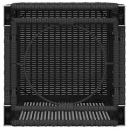 Vidaxl Propane Tank Cover Table Black 40X40X60 Cm Poly Rattan - thumbnail 8