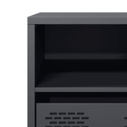Berkfield Tv Cabinet Anthracite 68X39X43.5 Cm Cold-Rolled Steel - thumbnail 9