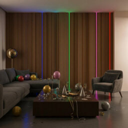 Darkmatters Led Lighting For Slat Wall Panels Bundle - Party Room - thumbnail 5