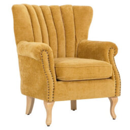 Armchair Accent Chair Upholstered Lounge Chair Curved - thumbnail 1