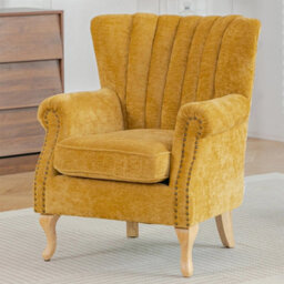 Armchair Accent Chair Upholstered Lounge Chair Curved - thumbnail 6