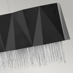 Luminosa Lighting Elstead Zuma 6 Light Pendant, Satin Black, Silver, E27 - thumbnail 3