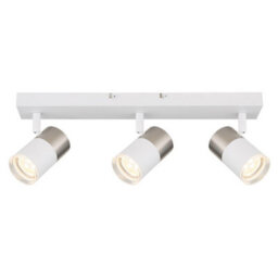Luminosa Lighting Luminosa Brisbon Ceiling Spotlight Bar White Matt 3X Gu10 - thumbnail 3