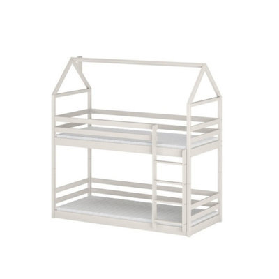 Arte Axel Cotton 90 X 190Cm House Bunk Bed - Foam Mattresses Included - image 1