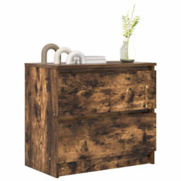 Berkfield Tv Cabinet Smoked Oak 60X35X54 Cm Engineered Wood - thumbnail 4