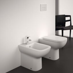 Ideal Standard I.life A White Back To Wall Floor-Mounted T472001 Bidet - thumbnail 5