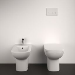 Ideal Standard I.life A White Back To Wall Floor-Mounted T472001 Bidet - thumbnail 6