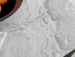 Furniturebox Uk Carson White Marble Effect Square Dining Table & 2 Grey Pesaro Silver Chairs - thumbnail 4
