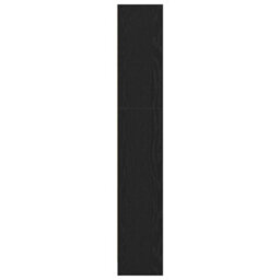 Berkfield Elegant 4-Tier Bookcase Black Oak 80X24X143 Cm Engineered Wood - thumbnail 6