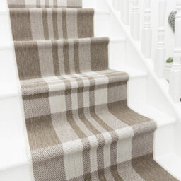 Chequered Stair Runner - Reversible, Durable & Hardwearing Carpet For Stairs & Staircases, Multiple Lengths - thumbnail 1