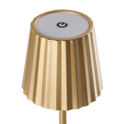Wyld And Coco Luminalux Wireless Table Lamp Gold Usb-C Rechargeable, Portable Indoor Outdoor Lighting - thumbnail 4