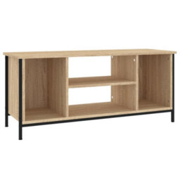 Berkfield Tv Cabinet Sonoma Oak 102X35X45 Cm Engineered Wood - thumbnail 2