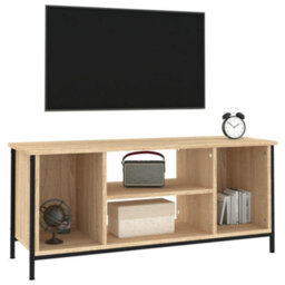 Berkfield Tv Cabinet Sonoma Oak 102X35X45 Cm Engineered Wood - thumbnail 4