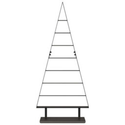 Vidaxl Metal Christmas Tree With Stand Black 125.5 Cm Steel - thumbnail 5