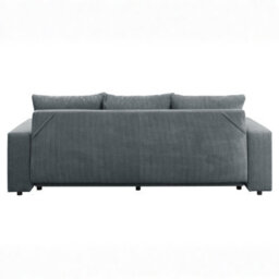 Sofa Bed With Storage Wooden Legs Polyurethane Foam Wave Springs Upholstered Living Room Sofa Mustard - thumbnail 4