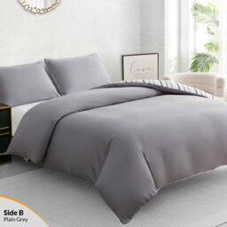 Pamposh King Size Duvet Cover Sets - Premium Brushed Microfiber Reversible - Hypoallergenic King Duvet Cover With Zipper Closure - thumbnail 2