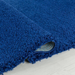 Wadan 160X230Cm Navy Blue Shaggy Rug - Rectangular Soft Touch Thick Pile Modern Area Rug - Rugs For Living & Bedroom Non Shedding - thumbnail 2