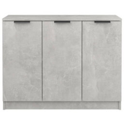 Vidaxl Sideboard Concrete Grey 90.5X30X70 Cm Engineered Wood - thumbnail 5