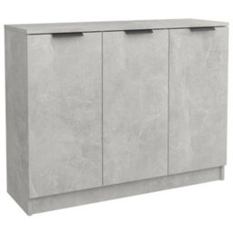 Vidaxl Sideboard Concrete Grey 90.5X30X70 Cm Engineered Wood - thumbnail 1
