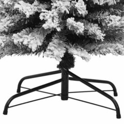 Walplus Slim Artificial Christmas Tree With Flocked Snow Green 180 Cm Pvc - thumbnail 6