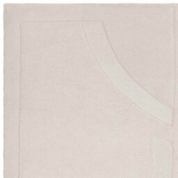 Cream Abstract Wool Handmade Easy To Clean Modern Dining Room Bedroom And Living Room Rug -200Cm X 290Cm - thumbnail 3