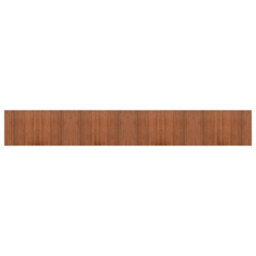 Berkfield Modern Rug Rectangular Brown 60X400 Cm Bamboo