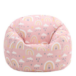 icon Kids Rainbow Bean Bag Chair Pink Childrens Bean Bags - thumbnail 7