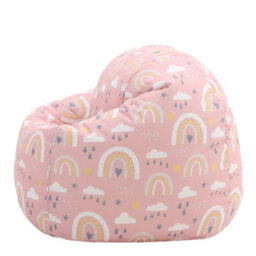 icon Kids Rainbow Bean Bag Chair Pink Childrens Bean Bags - thumbnail 8