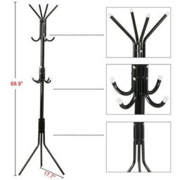Coat Stand Garment Rack Metal Coat - thumbnail 2