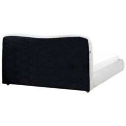 Beliani Ottoman Bed Fabric Blagnac 160 X 200 Cm (Eu King Size) Light Grey - thumbnail 8