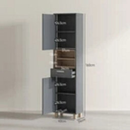 Bathroom Storage Unit With Open Shelves And Drawer - thumbnail 2