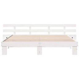 Berkfield Modern With Drawer White 180 X 200 Cm Wood - thumbnail 5