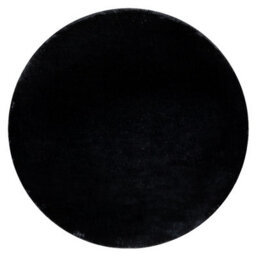 RugsX Carpet Visco Circle Dark Grey 5 Plush, Imitation Of Rabbit Fur  Circle 200 Cm - thumbnail 2