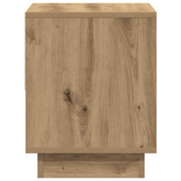 Berkfield Bedside Cabinet Artisan Oak 45X34X46 Cm Engineered Wood - thumbnail 7