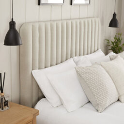 The Furniture Market Savoy Fluted 5Ft King Size Storage Ottoman Bed - Natural Linen Fabric - thumbnail 5