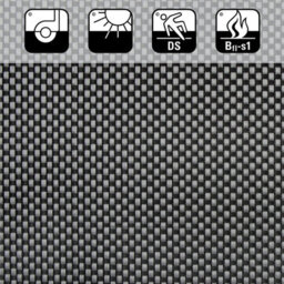 Floordirekt Lucca Vinyl Polyester Kitchen Runner Mat Non Slip Waterproof Uv Resistant Indoor Outdoor Balcony Anthracite 90 X 250 Cm - thumbnail 4