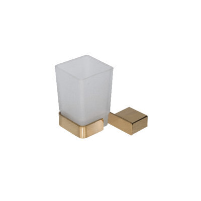 Banyetti Primo Tumbler Toothbrush Holder - Brushed Brass