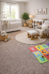Remland Carrick Cove Bleach Cleanable Carpet (Beige, 4M X 4M) - thumbnail 2
