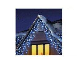 Premier Decorations Limited 300 Led Blue & White Frosted Icicle Lightschristmas Lights 7.5M Lit Length - thumbnail 3