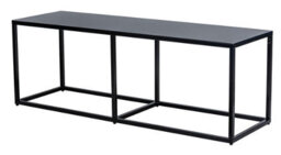 Nordlys Industrial Black Metal Bench Industrial Style Entryway - thumbnail 2