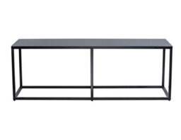 Nordlys Industrial Black Metal Bench Industrial Style Entryway - thumbnail 7