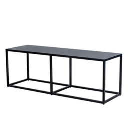 Nordlys Industrial Black Metal Bench Industrial Style Entryway - thumbnail 1
