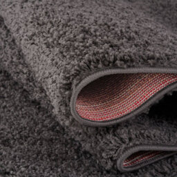 The Rugs Dark Grey Soft Plain Design Fluffy Shaggy Rugs And Runners High Pile Living Room Kitchen Hallway 380 - thumbnail 4