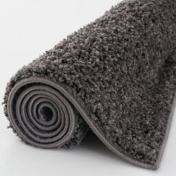 The Rugs Dark Grey Soft Plain Design Fluffy Shaggy Rugs And Runners High Pile Living Room Kitchen Hallway 380 - thumbnail 6