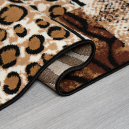 Bravich Hard Wearing Hessian Backed Stair Runner Kitchen Mat - Texas Safari Print - 60X300Cm (2'x10') - thumbnail 8