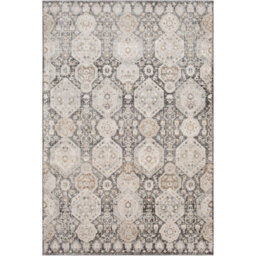 Livabliss Indigo-Vintage Black Grey Beige Traditional Boho Living Dining Bedroom Rug 160 X 220 Cm Easy Care, Non Shedding - thumbnail 1