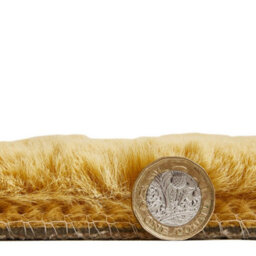 Teddy Yellow Plain Shaggy Rug By Think Rugs-120Cm X 170Cm - thumbnail 4
