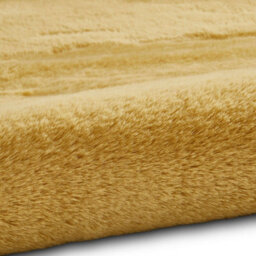 Teddy Yellow Plain Shaggy Rug By Think Rugs-120Cm X 170Cm - thumbnail 3