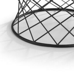 Julian Bowen Trevi Round White Marble Coffee Table With Metal Base, Real Solid Marble Top, Height: 42.5 X Width: 80 X Depth: 80Cm - thumbnail 5